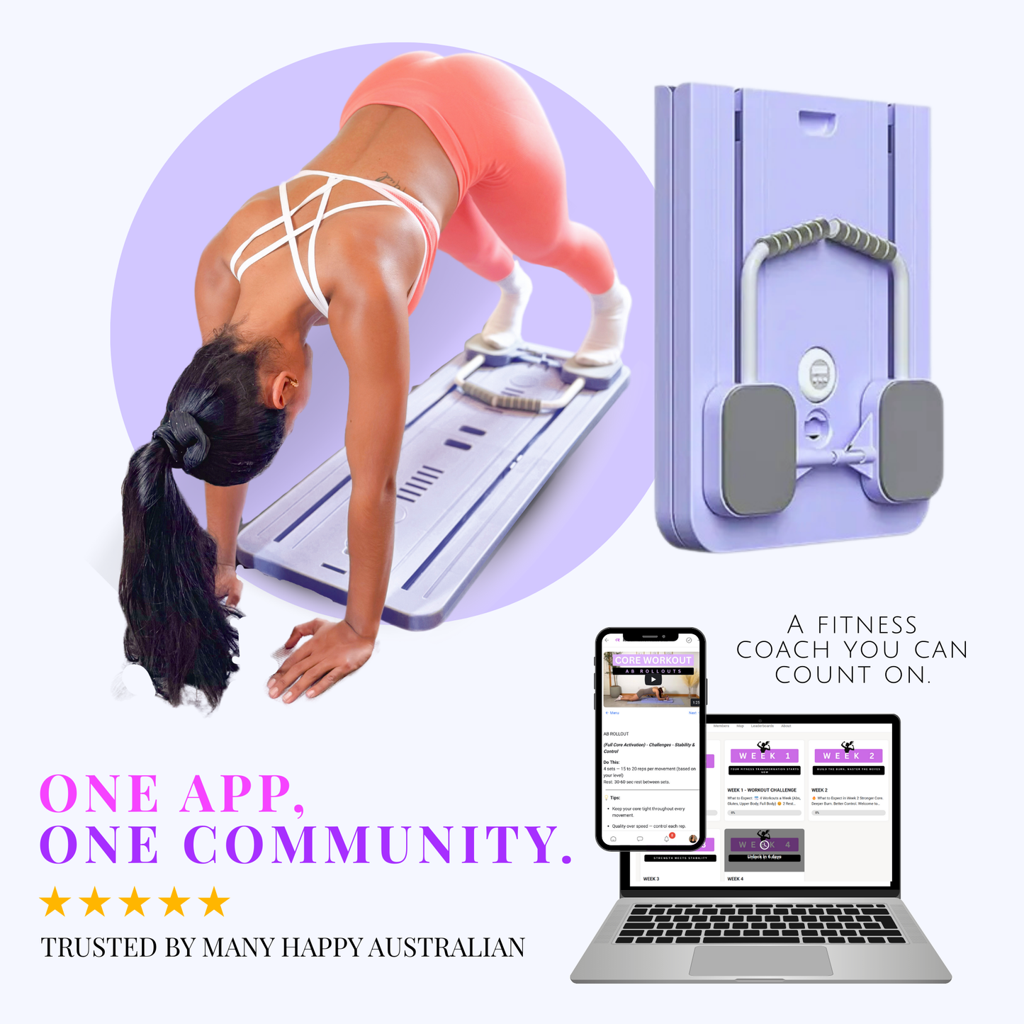 Reformer Board + Workout App