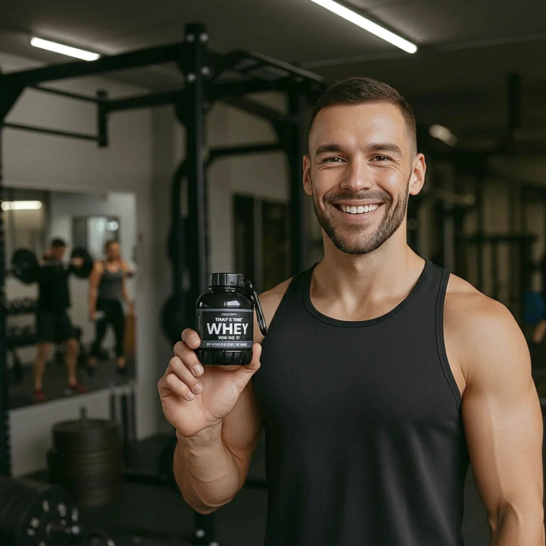 Mini Protein Container Keychain