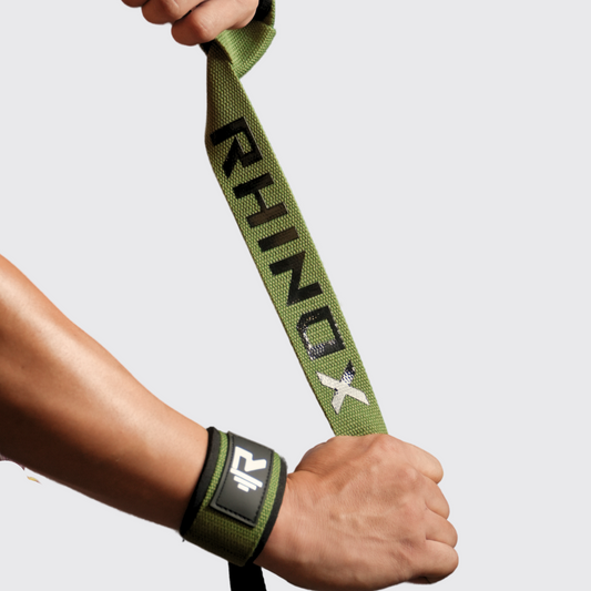 Rhinox Active™ Lifting Straps - Green