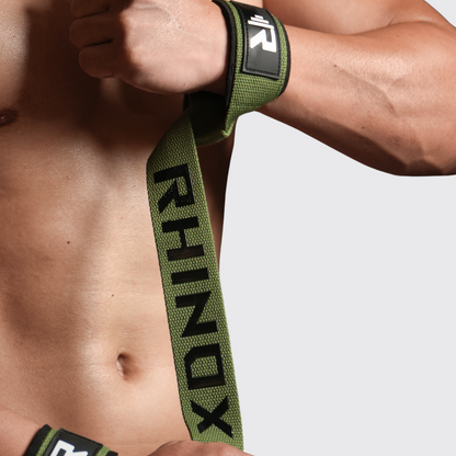 Rhinox Active™ Lifting Straps - Green