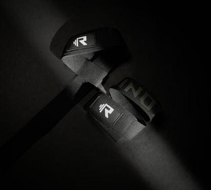 Rhinox Active™ Lifting Straps - Black