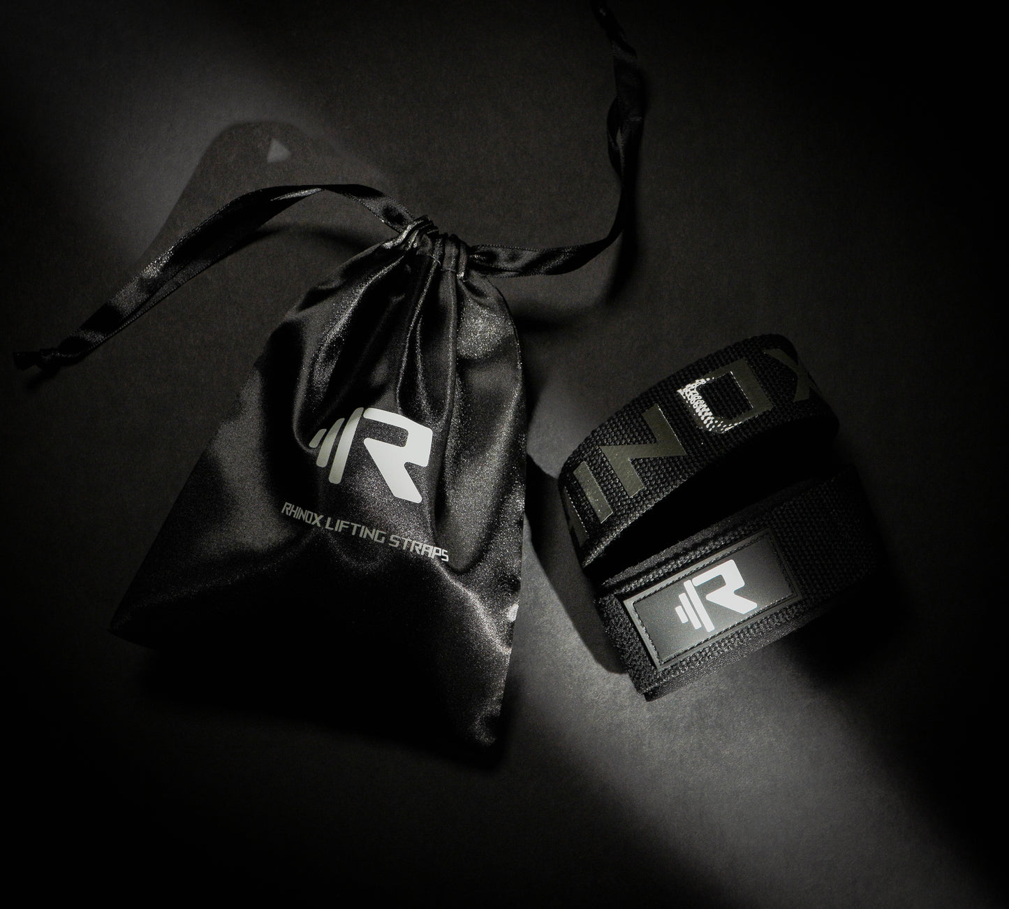 Rhinox Active™ Lifting Straps - Black