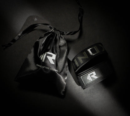Rhinox Active™ Lifting Straps - Black