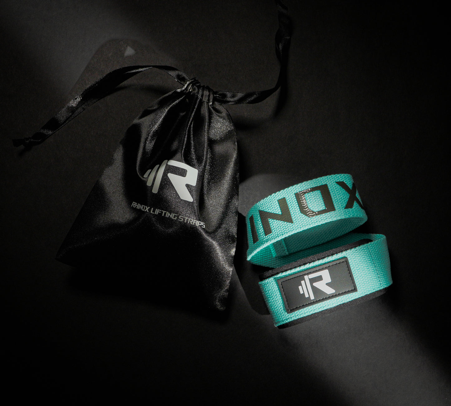 Rhinox Active™ Lifting Straps - Sky Blue