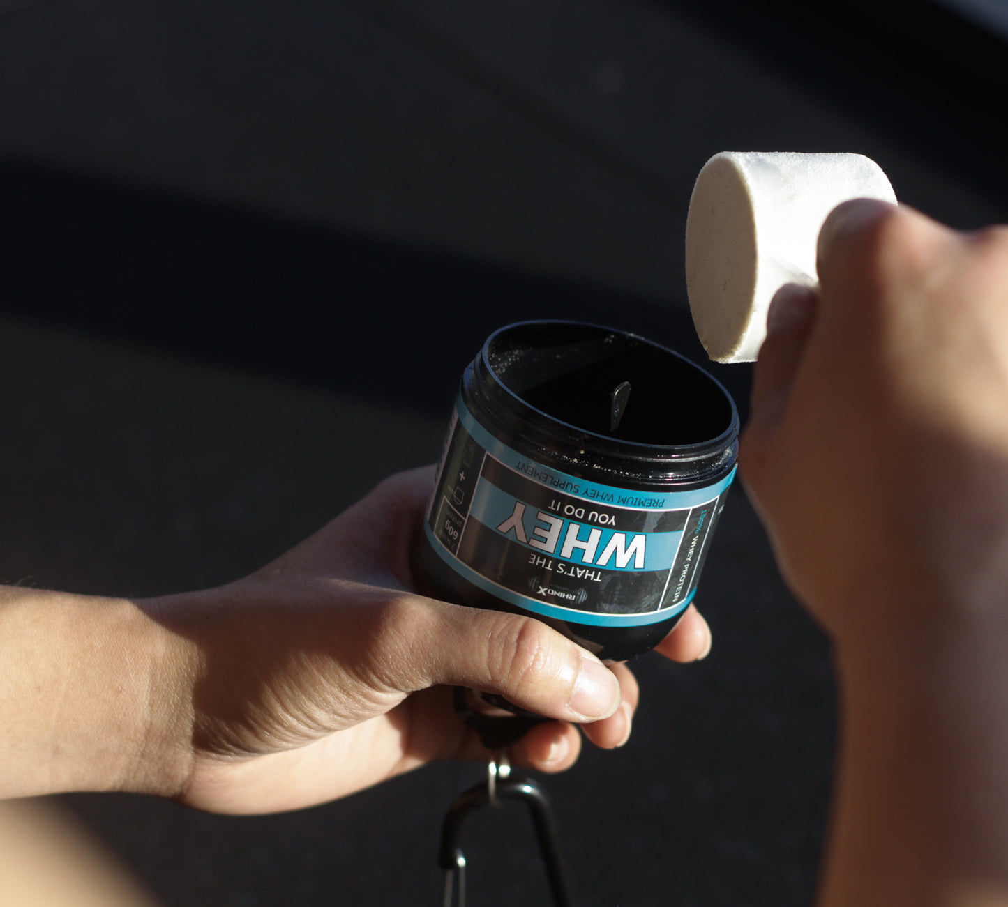 Rhinox Active™ Mini Protein Container - Black