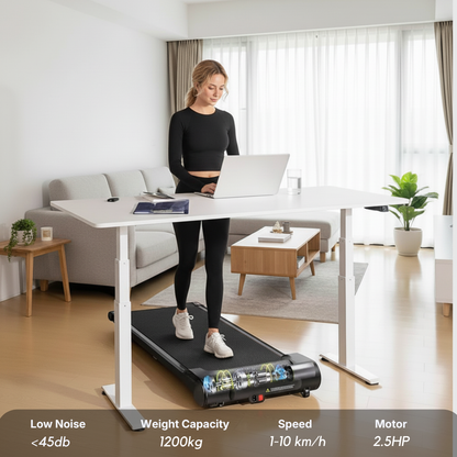 Smart Walking Pad Treadmill with Remote | Compact Home Treadmill