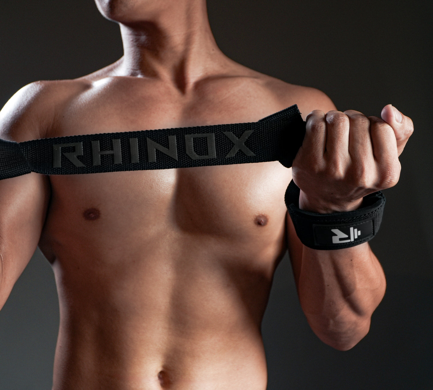 Rhinox Active™ Lifting Straps - Black