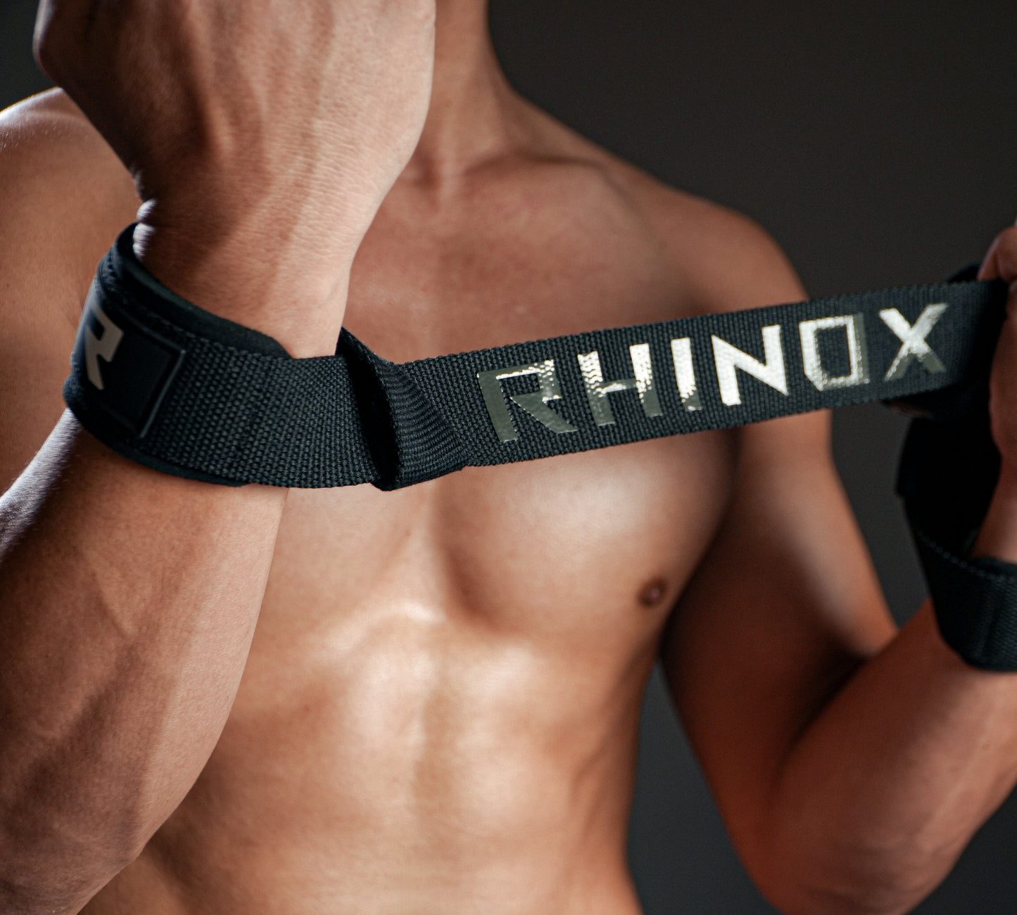 Rhinox Active™ Lifting Straps - Black