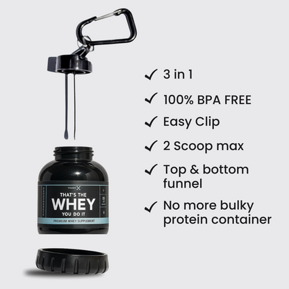 Rhinox Active™ Mini Protein Container - Black