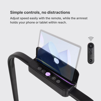 Smart Walking Pad Treadmill with Remote | Compact Home Treadmill