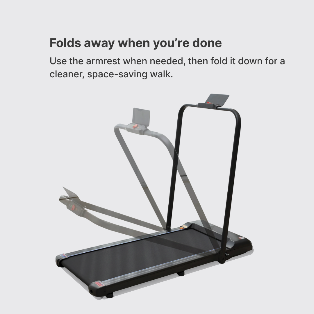 Smart Walking Pad Treadmill with Remote | Compact Home Treadmill